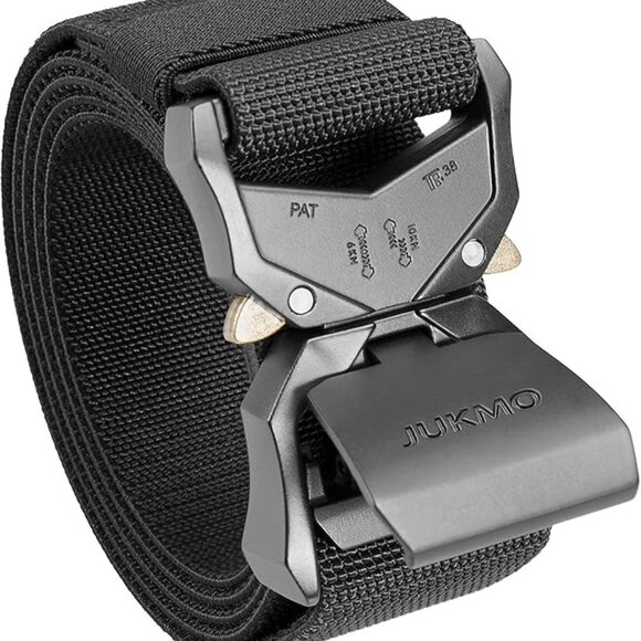 JUKMO Black Tactical Men's Heavy Duty Quick Release Belt 30-36" S - Picture 4 of 4